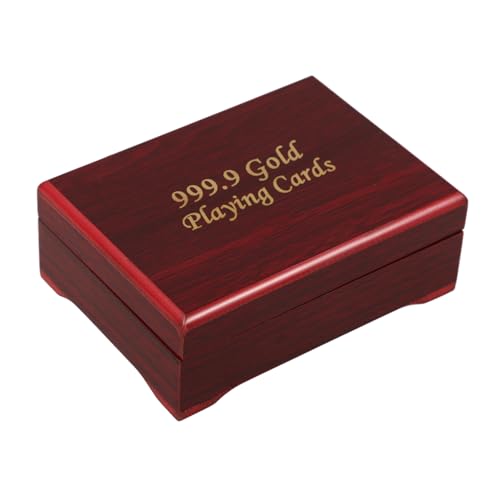 GARIOUANS Poker Aufbewahrungsbox aus Holz Vintage Pokerbox für Desktop zur Aufbewahrung von Spielkarten und Kleinen Gegenständen aus Natürlichem Holz Benutzerfreundlich GARIOUANS Poker Aufbewahrungsbox aus Holz Vintage Pokerbox für Desktop zur Aufbewahrung von Spielkarten und Kleinen Gegenständen aus Natürlichem Holz Benutzerfreundlich von GARIOUANS