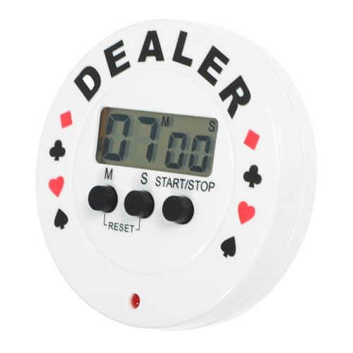 GARIOUANS Poker Timer Mit Countdown Funktion Digitaler Timer Für Brettspiele Als Zubehör Für Pokerspiele Kompakt Und Benutzerfreundlich von GARIOUANS