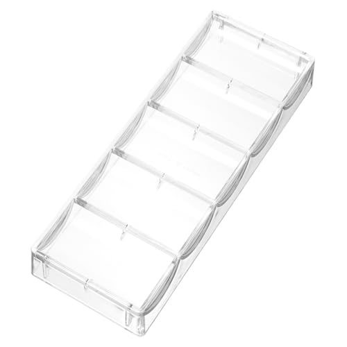 GARIOUANS Pokerchip Aufbewahrungsbox aus Transparent Fächer Großer Stauraum für Chips und Karten Robustes Design für Pokerliebhaber und Turniere GARIOUANS Pokerchip Aufbewahrungsbox aus Transparent Fächer Großer Stauraum für Chips und Karten Robustes Design für Pokerliebhaber und Turniere von GARIOUANS