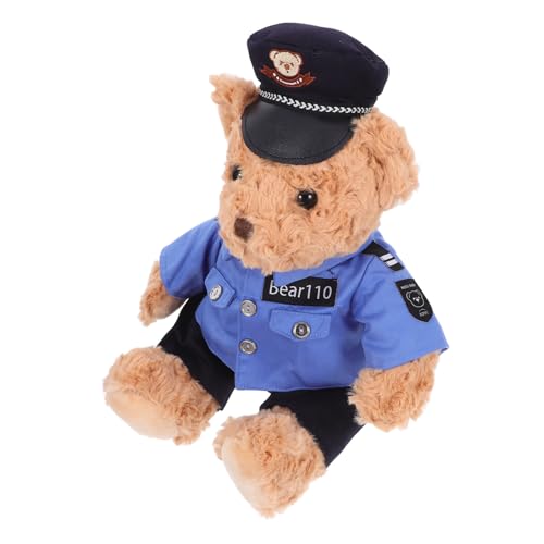 GARIOUANS Polizeibär Puppe Babyspielzeug Tierspielzeug Kinderspielzeug Stoffbär Plüschdekor Plüschspielzeug Für Neugeborenes Bärenspielzeug Plüschbär Plüschspielzeug Mädchen Flauschige Pp GARIOUANS Polizeibär Puppe Babyspielzeug Tierspielzeug Kinderspielzeug Stoffbär Plüschdekor Plüschspielzeug Für Neugeborenes Bärenspielzeug Plüschbär Plüschspielzeug Mädchen Flauschige Pp von GARIOUANS