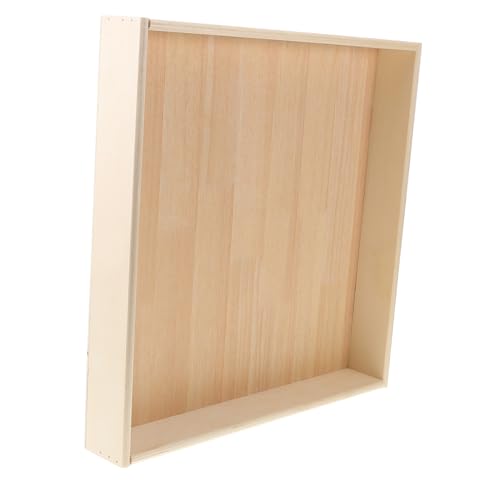 GARIOUANS Portable Sand Tray für Robuste Holzsandbox Tragbare Aufbewahrungsbox für Drinnen und Draußen Kreative Spielmöglichkeiten und Stundenlangen Spaß von GARIOUANS