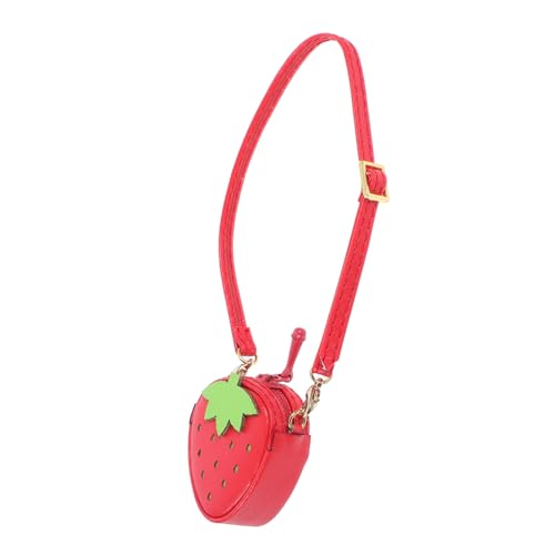 GARIOUANS Puppen Umhängetasche Babypuppe Erdbeertasche Für Puppen Puppen Erdbeerform Geldbörse Puppenkleidung Puppen Anziehzubehör Puppen Modeaccessoires Pu Leder Rot GARIOUANS Puppen Umhängetasche Babypuppe Erdbeertasche Für Puppen Puppen Erdbeerform Geldbörse Puppenkleidung Puppen Anziehzubehör Puppen Modeaccessoires Pu Leder Rot von GARIOUANS