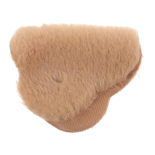 GARIOUANS Puppenhaus Zubehör Weicher Plüschteppich DIY Mini Bodenmatte für Puppenhaus Dekoration Kompakte Detailreich und Stilvoll Warm und Einladend Braun von GARIOUANS