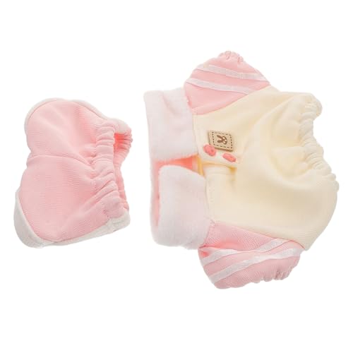 GARIOUANS Puppenkleidung aus Baumwolle mit Umlegekragen Sweatshirt und Hose für Kuscheltiere und Sammler Casual Outfit Passend für Stoffpuppen und Miniaturspielzeug von GARIOUANS