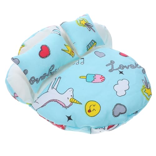 GARIOUANS Puppenschlafsack Kompakter Schlafsack für Puppen Stilvolles Puppenaccessoire Hellblau Puppenbett für zum Dekorieren und Aufbewahren von Puppen von GARIOUANS