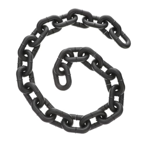 GARIOUANS Realistische Halloween Deko Kunststoffkette Robuste Leichte Fake Chain für Gruselige Party und Haunted House Dekoration Einfach zu Verwenden als Foto Requisite und Kostümzubehör GARIOUANS Realistische Halloween Deko Kunststoffkette Robuste Leichte Fake Chain für Gruselige Party und Haunted House Dekoration Einfach zu Verwenden als Foto Requisite und Kostümzubehör von GARIOUANS