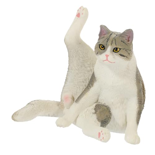 GARIOUANS Realistische Katzenfigur Klein Lebensechte Desktop Cat Figurine Dekorative Katzenornament für Wohnzimmer Büro Party für Sammler und Katzenliebhaber Leicht und Vielseitig GARIOUANS Realistische Katzenfigur Klein Lebensechte Desktop Cat Figurine Dekorative Katzenornament für Wohnzimmer Büro Party für Sammler und Katzenliebhaber Leicht und Vielseitig von GARIOUANS