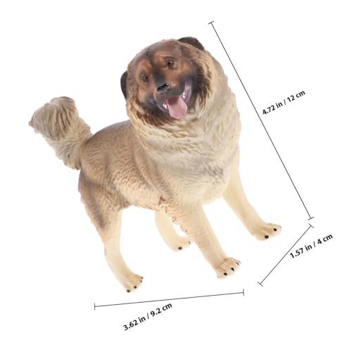 GARIOUANS Realistische Schäferhund Figur aus Kunststoff Detailgetreues Hundemodell für Wohn Gartendekoration Lebensechte Hundefigur als Geschenk für Hundeliebhaber von GARIOUANS