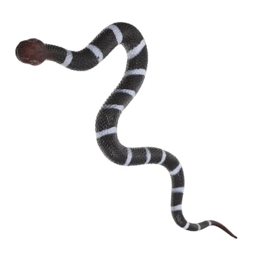 GARIOUANS Realistische Schlangenfigur aus Lange Fake Snake für Streiche Dekoration für Garten und Bonsai Lernspielzeug für Kreativität von GARIOUANS