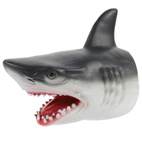 GARIOUANS Realistische Shark Handpuppe aus Sicherem Material Interaktives Lernspielzeug für Fördert Kreatives Rollenspiel Gruppenspaß und Frühe Bildung Vielseitig als Scherzartikel und von GARIOUANS