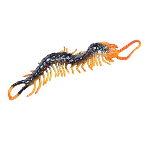 GARIOUANS Realistisches Centipede aus Kunststoff Lebensechtes Statisches Skolopender Modell Gruseliges Spaßspielzeug für Ab Jahren für Streiche und Partydeko von GARIOUANS