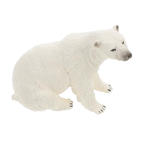 GARIOUANS Realistisches Eisbär Modell aus Kunststoff Detailgetreue Wildtier Figur Dekorative Tierstatue für Kinderzimmer Pädagogisches Wildlife GARIOUANS Realistisches Eisbär Modell aus Kunststoff Detailgetreue Wildtier Figur Dekorative Tierstatue für Kinderzimmer Pädagogisches Wildlife von GARIOUANS