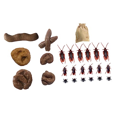 GARIOUANS Realistisches Fake Poo Teiliges Lustige Halloween Dekoration und Aprilscherz Requisiten Leichtes Kreatives Party für Spannende Szenen von GARIOUANS
