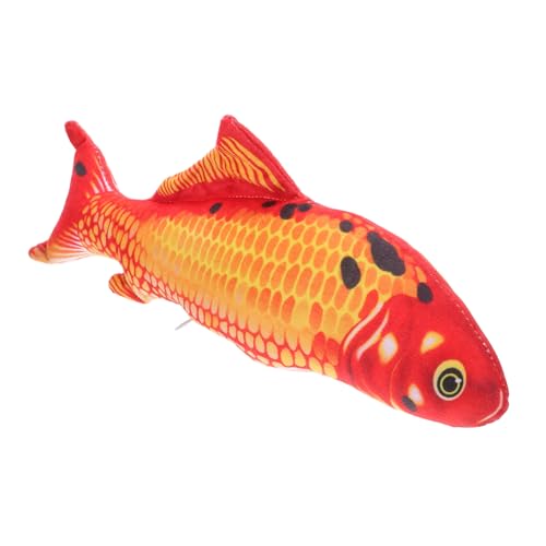 GARIOUANS Realistisches Koi Fisch Plüschtier Weiches Kissen Lebensechte Simulation Flauschiges Stofftier für Niedliches Fischangebot Perfektes für Jungen und Mädchen von GARIOUANS