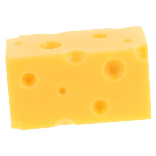 GARIOUANS Realistisches Künstliches Käsemodell Dreieckige Dekoration für Food Props Küchen Deko Vielseitig Einsetzbar als Foto Requisite und Lernspielzeug GARIOUANS Realistisches Künstliches Käsemodell Dreieckige Dekoration für Food Props Küchen Deko Vielseitig Einsetzbar als Foto Requisite und Lernspielzeug von GARIOUANS