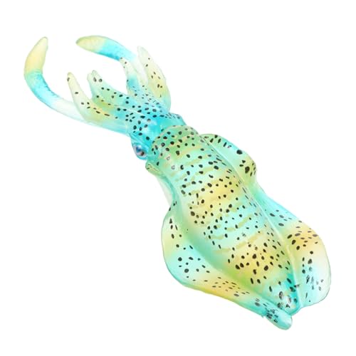 GARIOUANS Realistisches Squid Modell Figur Simulation aus Sicherem Kunststoff Pädagogisches Dekor Lebensechte Meeresbewohner Nachbildung Kognitives Lernspielzeug von GARIOUANS