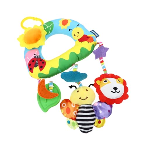 GARIOUANS Regenbogenauto hängen Kinderspielzeug 0-6 Monate kontrastreiches Babyspielzeug hängende Babyspielzeuge Babyspielzeug 0-3 Monate Krippenspielzeug Tuch Gelb GARIOUANS Regenbogenauto hängen Kinderspielzeug 0-6 Monate kontrastreiches Babyspielzeug hängende Babyspielzeuge Babyspielzeug 0-3 Monate Krippenspielzeug Tuch Gelb von GARIOUANS
