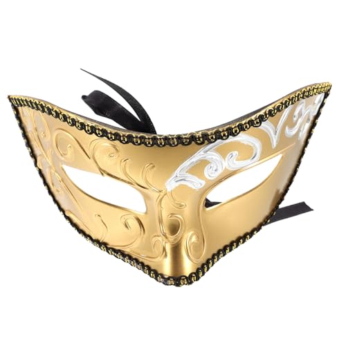GARIOUANS Retro Halbmaske für Damen Elegante Venezianische Maske für Halloween Karneval und Maskenball Verstellbar mit Ribbons Sicher und Bequem für Lange Tragezeiten GARIOUANS Retro Halbmaske für Damen Elegante Venezianische Maske für Halloween Karneval und Maskenball Verstellbar mit Ribbons Sicher und Bequem für Lange Tragezeiten von GARIOUANS