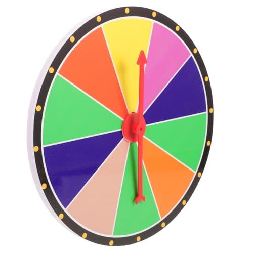 GARIOUANS Rotierendes Preisrad DIY Spielrad für Raffle Spiele Partyspiel Pädagogisches Wandspielzeug mit Stabilem Langlebigem Material und Glattem Drehmechanismus für Interaktive von GARIOUANS