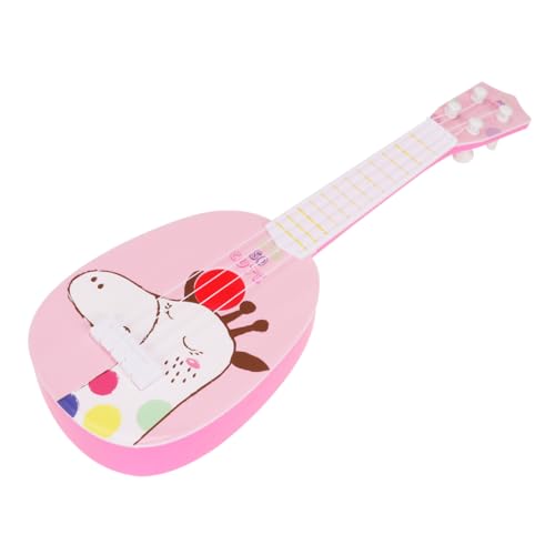 GARIOUANS Saitige Gitarre für Jungen und Mädchen Cartoon REH Design Frühe Musikalische Bildung Musikinstrument für Kleinkinder und Anfänger von GARIOUANS