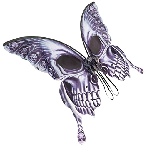 GARIOUANS Schwarze Skelett Schmetterlingsflügel Leichtes Kostümzubehör für Damen für Karneval Halloween und Cosplay Veranstaltungen mit Eleganter Dekoration GARIOUANS Schwarze Skelett Schmetterlingsflügel Leichtes Kostümzubehör für Damen für Karneval Halloween und Cosplay Veranstaltungen mit Eleganter Dekoration von GARIOUANS
