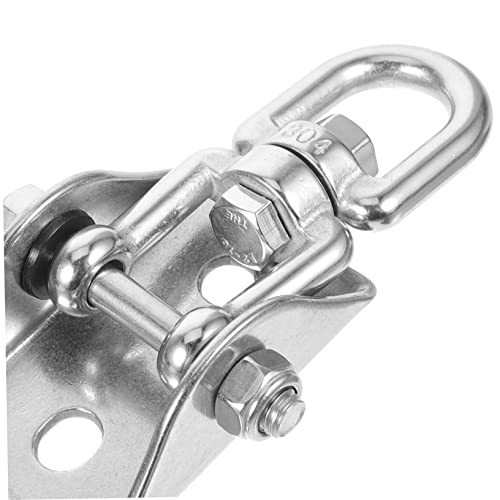 GARIOUANS Schwerlast Deckenhaken mit Karabinern für Hängematten und Hängesessel Rostfrei Hohe Härte Einfache Montage Geeignet für Innenräume Balkon und Holz Betondecken von GARIOUANS