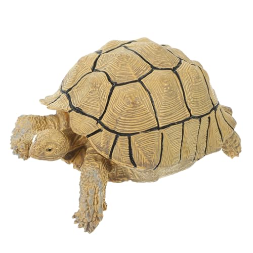 GARIOUANS Simulation Landschildkröten Figur Realistisch Detailgetreu aus Kunststoff Lebensecht Bemalt Garten Deko Ornament Pädagogisches Wildtier Modell für Teilig von GARIOUANS