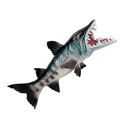GARIOUANS Simulation Wolf Fish Aquarium Dekoration Realistisches Life für Lernspielzeug und Landschaftsornament für Aquariengestaltung von GARIOUANS