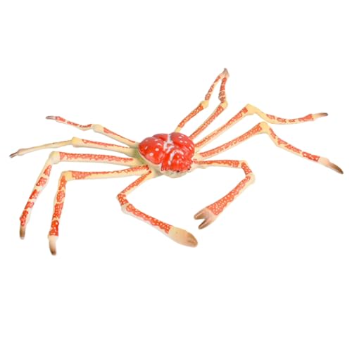 GARIOUANS Simuliertes Königskrabben Modell Meereslebewesen Figur Lernspielzeug Realistische Krabbenform Dekoration für Zuhause Party Aquarium GARIOUANS Simuliertes Königskrabben Modell Meereslebewesen Figur Lernspielzeug Realistische Krabbenform Dekoration für Zuhause Party Aquarium von GARIOUANS