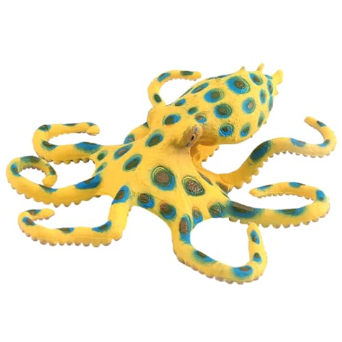 GARIOUANS Figur Kunststoff Modell Realistisches Tiermodell Dekoratives Meerestier Spielzeug für Schlafzimmer und Garten Blau Ring Simulation Langlebig Zuverlässig GARIOUANS Figur Kunststoff Modell Realistisches Tiermodell Dekoratives Meerestier Spielzeug für Schlafzimmer und Garten Blau Ring Simulation Langlebig Zuverlässig von GARIOUANS