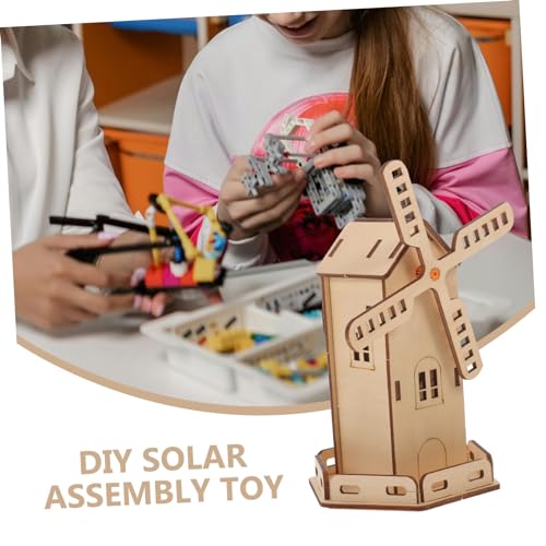 GARIOUANS Solar Holz Windmühle Bausatz DIY Wissenschaftsspielzeug Stem Experimentierset Montessori Bastelset für Jungen und Mädchen zur Praktischer Fähigkeiten GARIOUANS Solar Holz Windmühle Bausatz DIY Wissenschaftsspielzeug Stem Experimentierset Montessori Bastelset für Jungen und Mädchen zur Praktischer Fähigkeiten von GARIOUANS