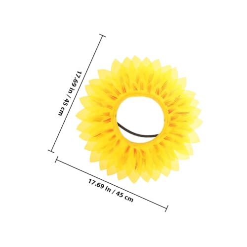 GARIOUANS Sonnenblumen Kopfstück Set für Handschuhen Weiches Leichtes Sonnenblumen Kostüm Zubehör für Bühnenauftritte Kreative Blumenkopfbedeckung für Tanz und Festveranstaltungen GARIOUANS Sonnenblumen Kopfstück Set für Handschuhen Weiches Leichtes Sonnenblumen Kostüm Zubehör für Bühnenauftritte Kreative Blumenkopfbedeckung für Tanz und Festveranstaltungen von GARIOUANS
