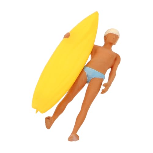 GARIOUANS Surf Boy Model Strandspielspielzeug Winzige Leute Miniatur-stranddekoration Strand-miniaturspielzeug Surfer-Junge-Figur Miniatur-strandzubehör Zum Basteln Strand Mini - Harz GARIOUANS Surf Boy Model Strandspielspielzeug Winzige Leute Miniatur-stranddekoration Strand-miniaturspielzeug Surfer-Junge-Figur Miniatur-strandzubehör Zum Basteln Strand Mini - Harz von GARIOUANS