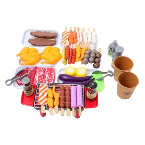 GARIOUANS Teiliges BBQ Grill aus Abs Realistisches Koch Grillspielzeug für Rollenspiele Kindersicher ohne Scharfe Kanten für Jungen und Mädchen zum Spielerischen Kochen und Lernen GARIOUANS Teiliges BBQ Grill aus Abs Realistisches Koch Grillspielzeug für Rollenspiele Kindersicher ohne Scharfe Kanten für Jungen und Mädchen zum Spielerischen Kochen und Lernen von GARIOUANS