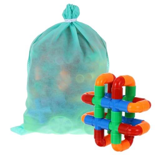 GARIOUANS Teiliges Buntem Kunststoff Pädagogisches Steckspielzeug Kreativität und Kognitiven Entwicklung Sicher und Langlebig Geeignet für Jungen und Mädchen Ab Jahren Zufällige Farbe von GARIOUANS