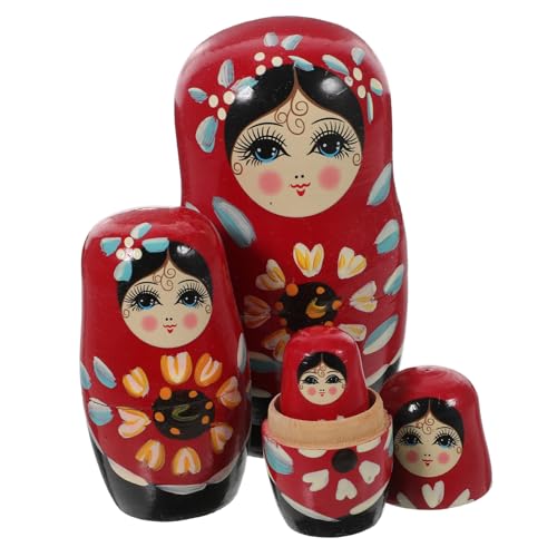 GARIOUANS Teiliges Handbemaltes Russisches aus Holz Stapelbare Nesting Puppen für Klassische Bunte Spielzeugdekoration und Geschenkidee GARIOUANS Teiliges Handbemaltes Russisches aus Holz Stapelbare Nesting Puppen für Klassische Bunte Spielzeugdekoration und Geschenkidee von GARIOUANS