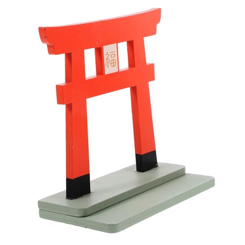 GARIOUANS Traditionelle Chinesische Holztür Miniatur Dekoration Langlebig Kreativ für Puppenhaus Kinderzimmer Tischdeko Fotorequisite Einzigartiges Design von GARIOUANS