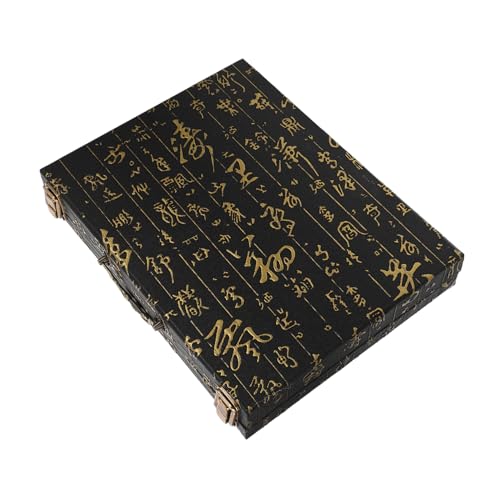 GARIOUANS Traditionelle Mahjong Aufbewahrungsbox aus Holz mit Elegantem Druckdesign Praktische und Tragbare Spielesammlung für Schach Mahjong und Brettspiele mit Großzügigem Stauraum und GARIOUANS Traditionelle Mahjong Aufbewahrungsbox aus Holz mit Elegantem Druckdesign Praktische und Tragbare Spielesammlung für Schach Mahjong und Brettspiele mit Großzügigem Stauraum und von GARIOUANS