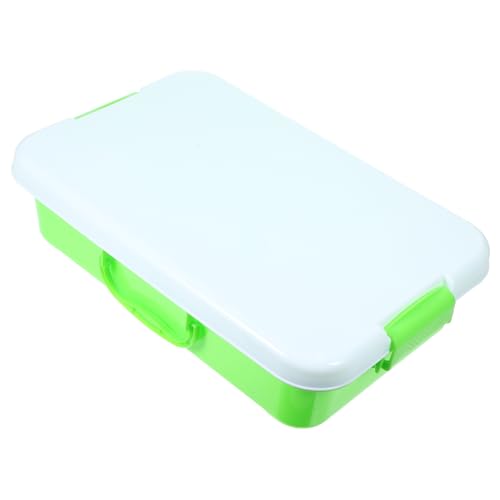 GARIOUANS Tragbare Sandkiste Deckel Kleinkinder drinnen Tabletts Behälter kleine Sandschale farbig Farbe Sandkasten Tragbares für Sandkästen Handheld-Sandbox Abs Grün GARIOUANS Tragbare Sandkiste Deckel Kleinkinder drinnen Tabletts Behälter kleine Sandschale farbig Farbe Sandkasten Tragbares für Sandkästen Handheld-Sandbox Abs Grün von GARIOUANS
