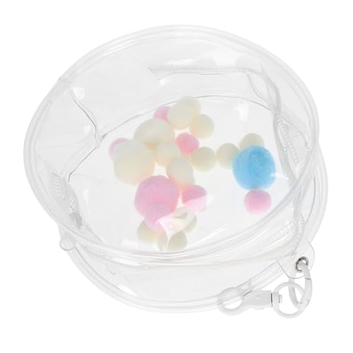 GARIOUANS Transparente Mini Schlüsselanhänger Tasche Schutzbeutel mit Anhänger für Figuren Reisefreundlich Robust und Vielseitig als Rucksackanhänger und Dekoration von GARIOUANS
