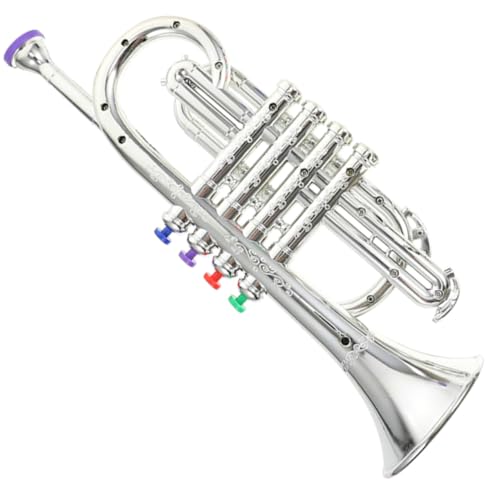 GARIOUANS Trompete aus Robustem Kunststoff Leichte Tragbare Realistische Simulation mit Klarem Klang Pädagogisches Musikspielzeug für Kreative Mädchen und Jungen Ab Jahren GARIOUANS Trompete aus Robustem Kunststoff Leichte Tragbare Realistische Simulation mit Klarem Klang Pädagogisches Musikspielzeug für Kreative Mädchen und Jungen Ab Jahren von GARIOUANS