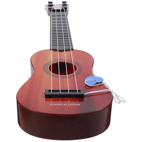 GARIOUANS Ukulele Barock Perlmutt Braun Kleine Klassische Ukulele Gitarre Leichtes Musikspielzeug für Anfänger und Fördert Musikalische Früherziehung und Kreativität von GARIOUANS
