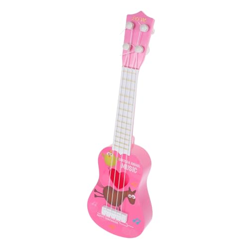 GARIOUANS Ukulele Lernspielzeug Musikinstrument für Mädchen Stabiles Kunststoffmodell Frühe Musikalische Früherziehung Kreatives Design von GARIOUANS