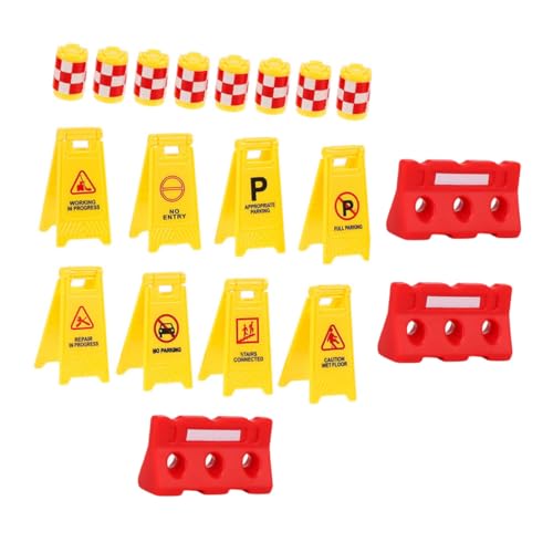 GARIOUANS Verkehrszeichen Spielset Kunststoff Verkehrsbarrieren und Warnschilder Lernspielzeug für Verkehrserziehung und Frühkindliche Entwicklung Leicht und Tragbar Farbenfroh GARIOUANS Verkehrszeichen Spielset Kunststoff Verkehrsbarrieren und Warnschilder Lernspielzeug für Verkehrserziehung und Frühkindliche Entwicklung Leicht und Tragbar Farbenfroh von GARIOUANS