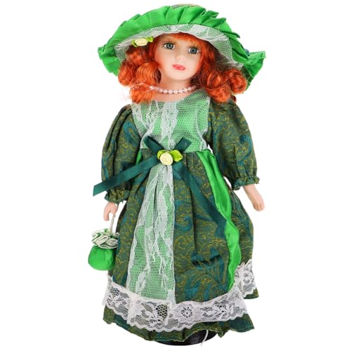 GARIOUANS Vintage Viktorianische Porzellanpuppe Dekorative Miniatur für Puppenhaus Handgefertigte Keramikfigur Sammlerstück und Romantische Wohnkultur für Wohnzimmer Schlafzimmer und GARIOUANS Vintage Viktorianische Porzellanpuppe Dekorative Miniatur für Puppenhaus Handgefertigte Keramikfigur Sammlerstück und Romantische Wohnkultur für Wohnzimmer Schlafzimmer und von GARIOUANS