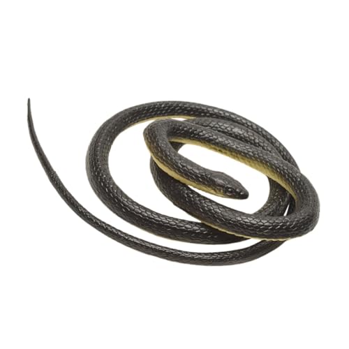 GARIOUANS Vivid Fake Snake Toy für Realistische Simulation Schlangen für Halloween Streiche Schlange Leicht und Tragbar für Lernspiele und Partys GARIOUANS Vivid Fake Snake Toy für Realistische Simulation Schlangen für Halloween Streiche Schlange Leicht und Tragbar für Lernspiele und Partys von GARIOUANS