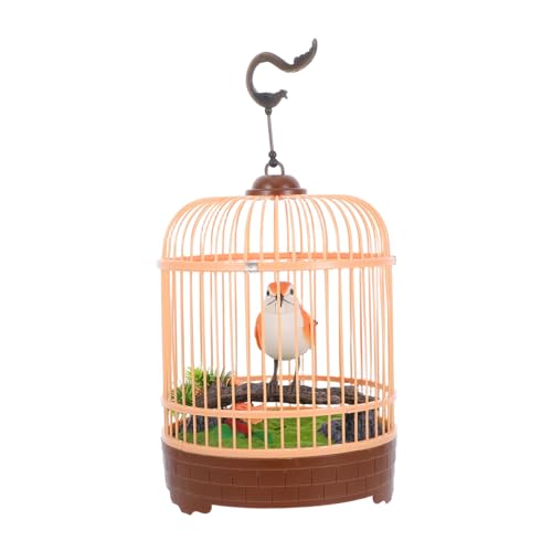 GARIOUANS Voice Activated Vogelkäfig mit Zwitschernden Vögeln Interaktives Geräuschaktiviertes für Kleinkinder Realistische Vogelgeräusche und Kompakt und Tragbar GARIOUANS Voice Activated Vogelkäfig mit Zwitschernden Vögeln Interaktives Geräuschaktiviertes für Kleinkinder Realistische Vogelgeräusche und Kompakt und Tragbar von GARIOUANS