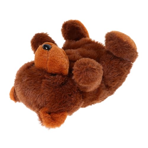 GARIOUANS Weiche Plüsch Bären Handpuppe Kuscheliges Tierhandspielzeug für Puppentheater Interaktives Rollenspiel und Geschichtenerzählen von GARIOUANS