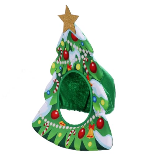 GARIOUANS Weihnachtsmütze Weihnachtsbaum Cosplay Kopfbedeckung Leicht Atmungsaktiv für Party Role Play Requisiten Festliche Weihnachtsdeko Familie Zubehör GARIOUANS Weihnachtsmütze Weihnachtsbaum Cosplay Kopfbedeckung Leicht Atmungsaktiv für Party Role Play Requisiten Festliche Weihnachtsdeko Familie Zubehör von GARIOUANS