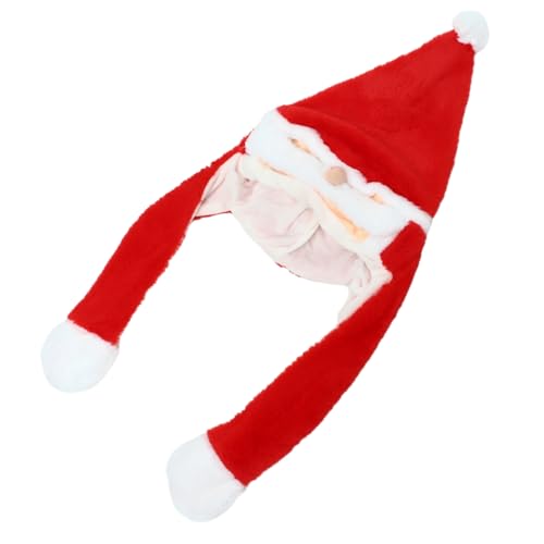 GARIOUANS Weihnachtsmütze mit Beweglichen Ohren Weicher Plüsch Santa Hut aus Leichte Party Mütze für Erwachsene Bequem und Dekorativ für Festtagsfeiern und Fotomotive GARIOUANS Weihnachtsmütze mit Beweglichen Ohren Weicher Plüsch Santa Hut aus Leichte Party Mütze für Erwachsene Bequem und Dekorativ für Festtagsfeiern und Fotomotive von GARIOUANS